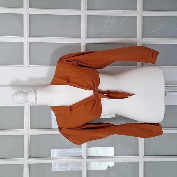 We Wore What Bisou Burnt Orange Top - Picture 2 of 16